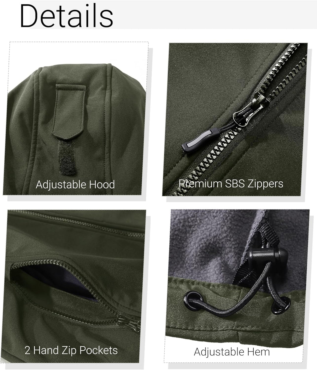 Outdoor Ventures Damen Softshelljacke Kurze Gefütterte Funktionsjacke Wasserdichte Übergangsjacke mi