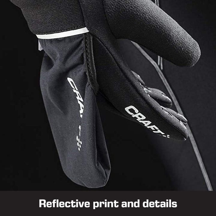 Craft Craft3 Acc Hybrid Weather Handschuhe 12 Schwarz, 12 Schwarz