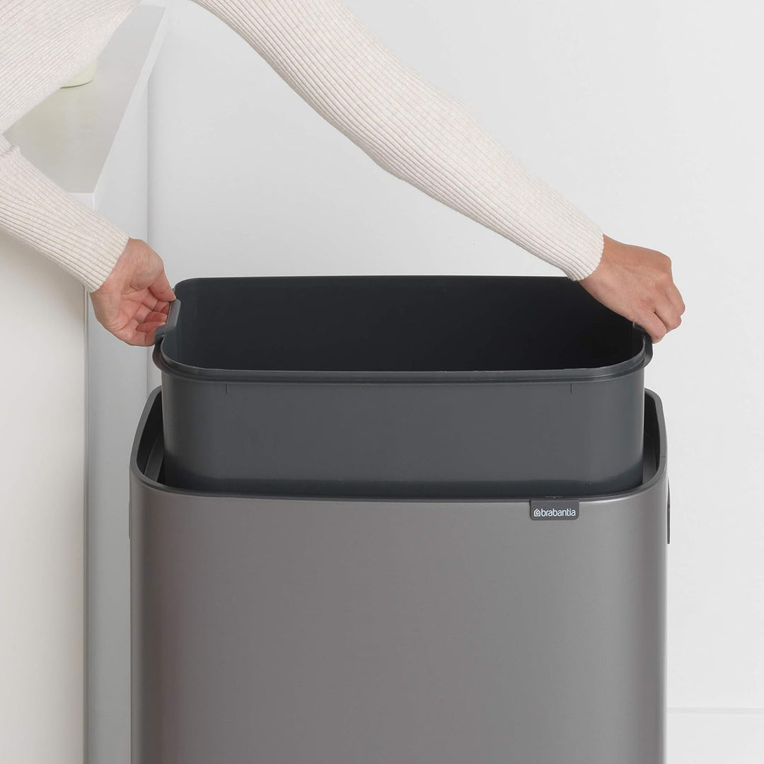 Brabantia BO Touch Bin, 60L 1 Inneneimer (60L) Platinum, 1 Inneneimer (60L) Platinum