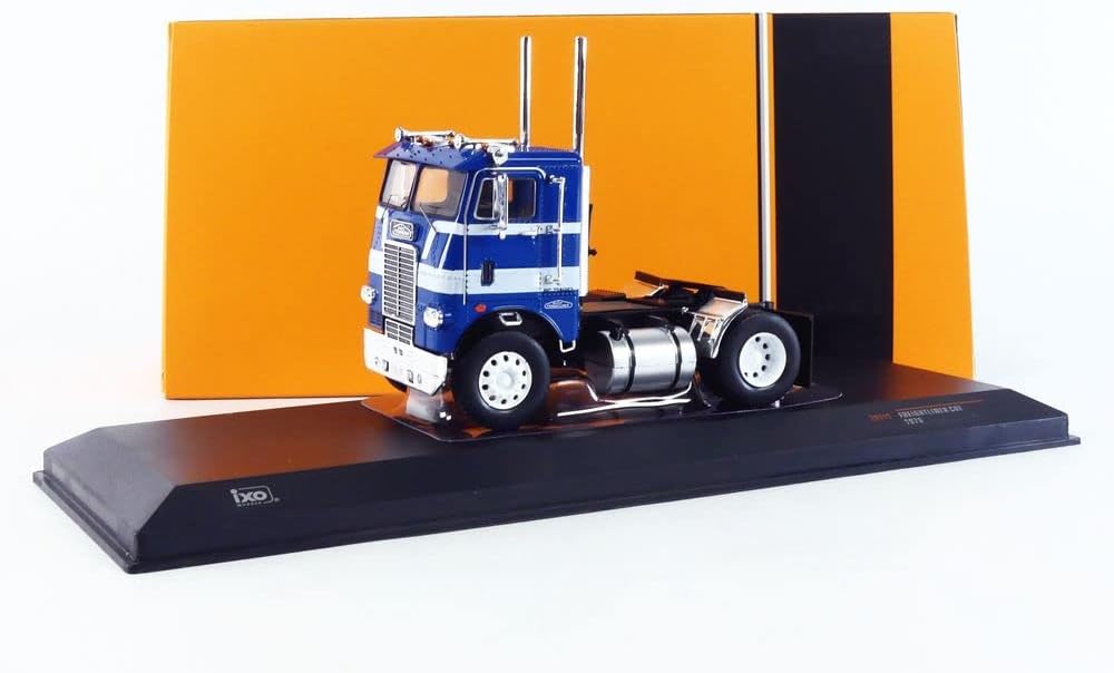 Ixo Freightliner COE Zugmaschine 1976 blau weiss Modellauto 1:43 Models