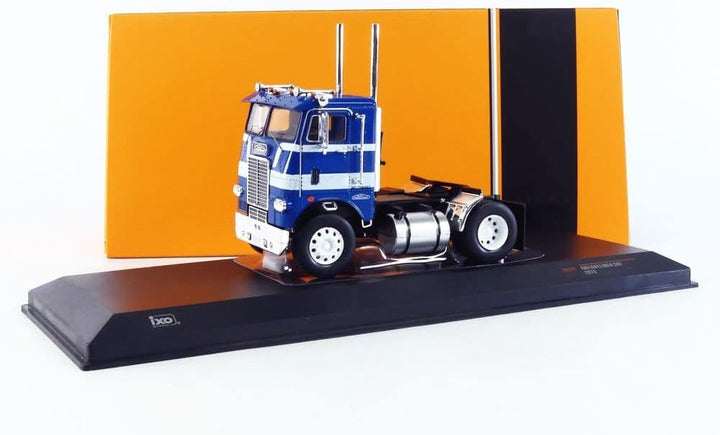 Ixo Freightliner COE Zugmaschine 1976 blau weiss Modellauto 1:43 Models