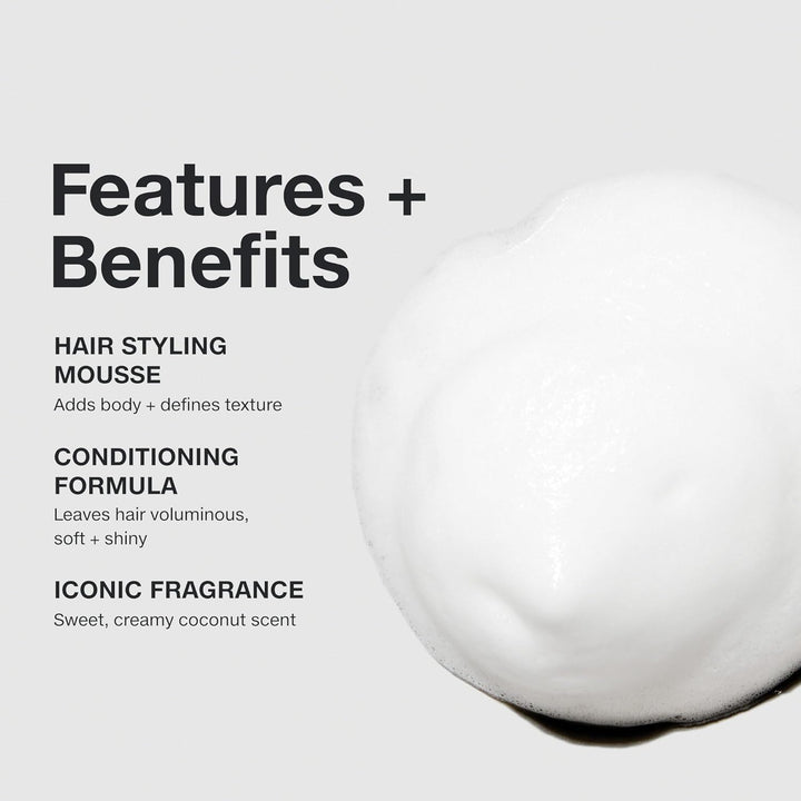 Paul Mitchell Sculpting Foam - Schaum-Festiger für Volumen und Styling, Haarschaum-Pflege für einen
