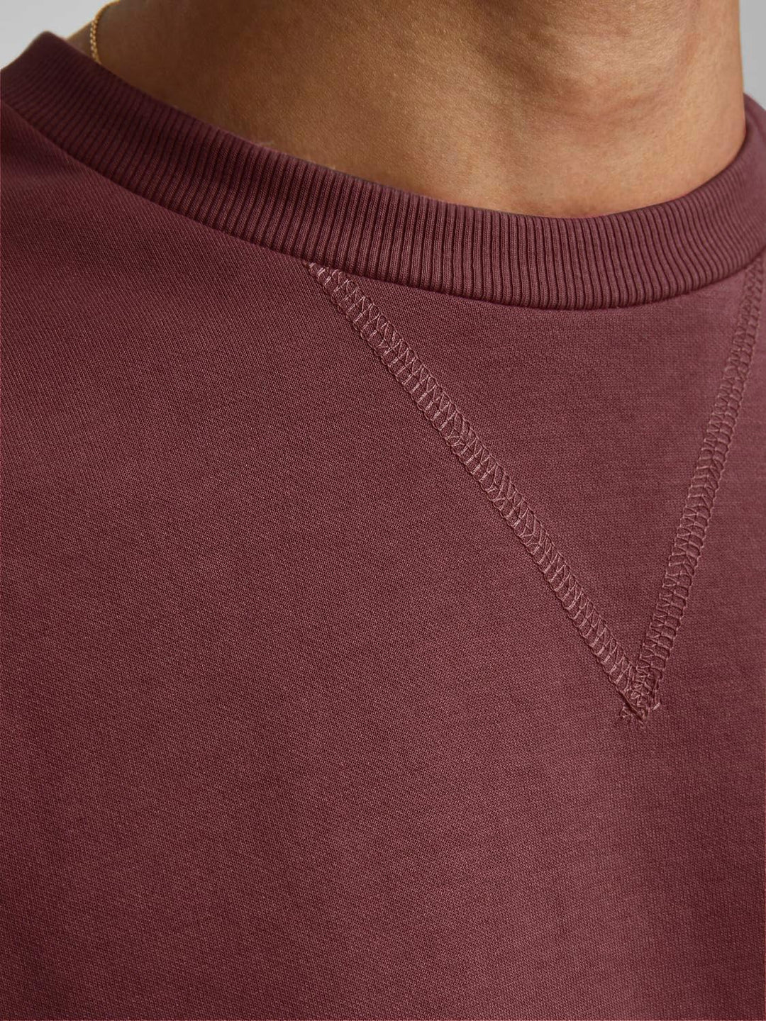 JACK & JONES Herren Jjebasic Sweat Crew Neck Noos Sweatshirt S Rot (Port Royale/Reg), S Rot (Port Ro