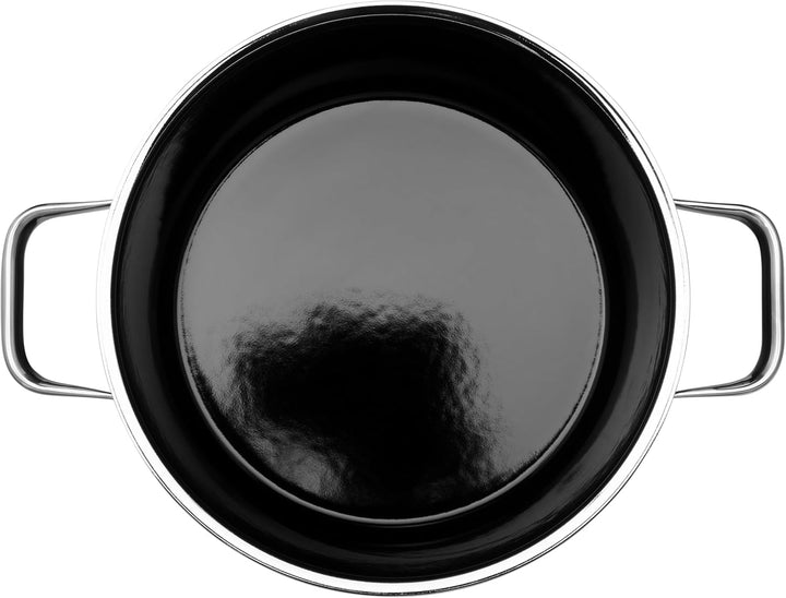 WMF Fusiontec Aromatic Kochtopf gross 22cm, Fleischtopf Induktion 4,7l, Deckel mit Kondensationsnopp