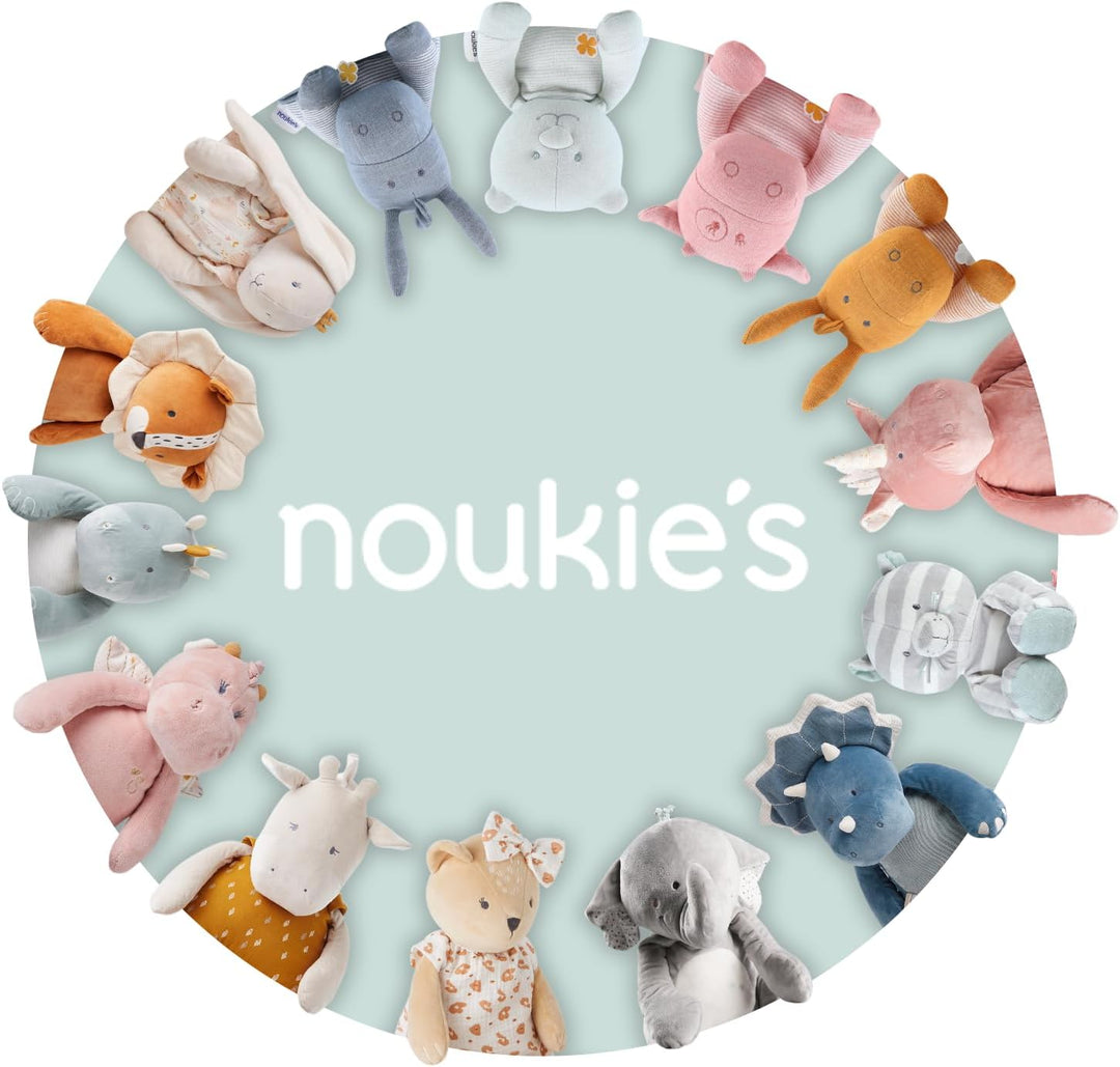 Noukie's - Plüsch für Kinder - Kuscheltier Medium Stegi - Schmusetuch Bio-Baumwolle - Grösse für Kin