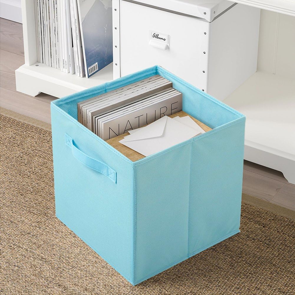 PowerKing Aufbewahrungsbox Organizer aus Stoff, 6er faltbar Aufbewahrungswürfel Aufbewahrung Box in