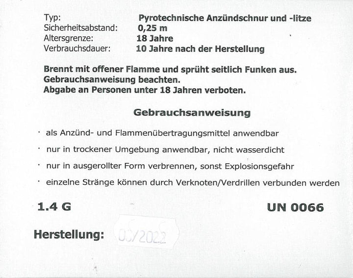 Litze gelb (langsamer) - Lieferung erst nach Sylvester