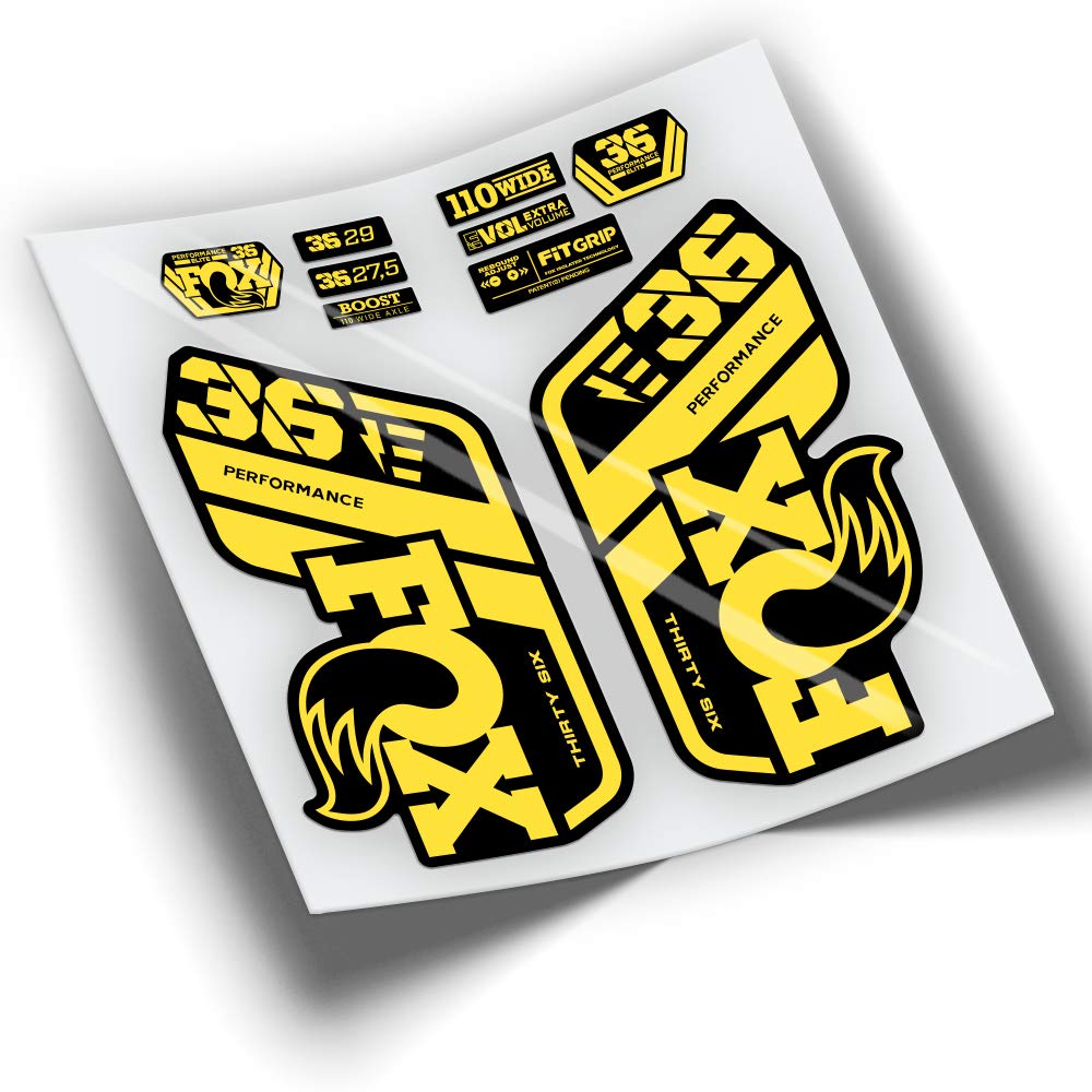 Ref: VP431 Aufkleber kompatibel mit FOX 36 Gabel 2021-2025 Performance MTB, Sticker, Aufkleber, Aufk