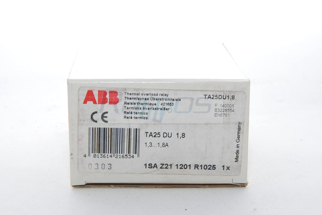 ABB TA 25 DU 1,30-1,80 A RELE' TERMICO TA-Serie