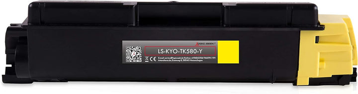 5 Toner kompatibel für TK580 TK-580 für Kyocera Ecosys P6021cdn, FS-C5150dn - Schwarz je 4.000 Seite