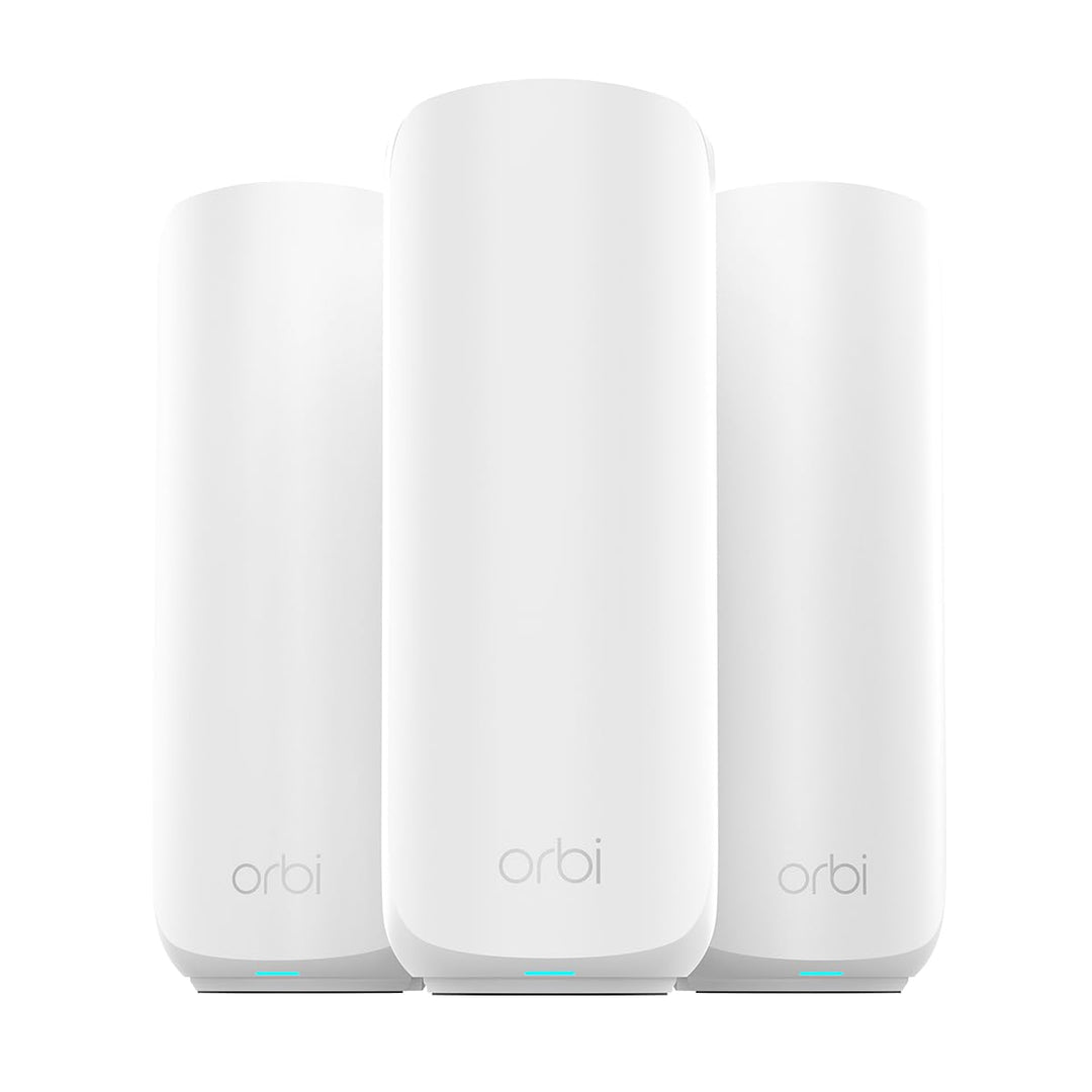 NETGEAR Orbi 370-Serie Dualband WiFi 7 Mesh-Netzwerksystem für Häuser/Wohnungen (RBE373) WLAN-Router