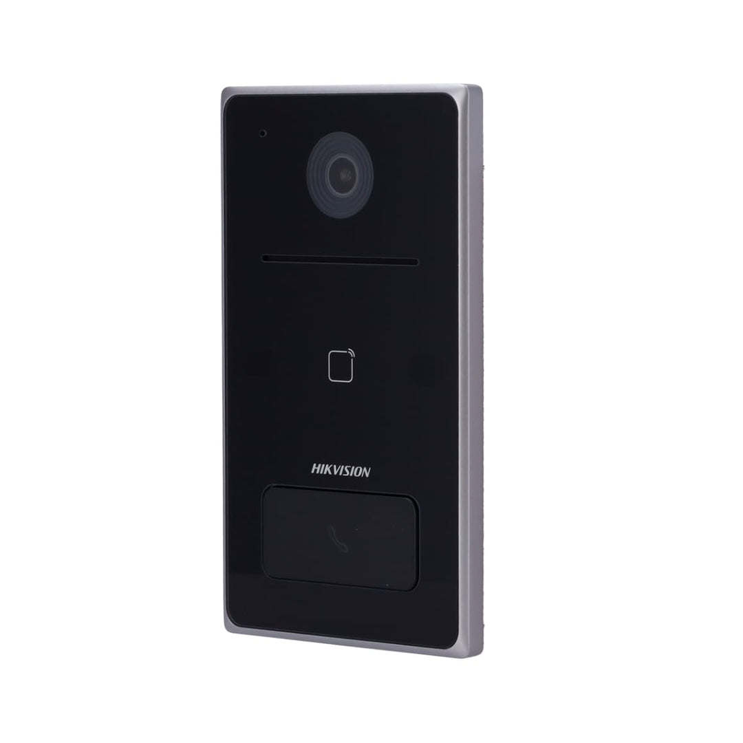 Hikvision Villa Door 2MP WiFi PoE IP Video Intercom 1 Buttons with MF Card Opening 1 Relays Surface