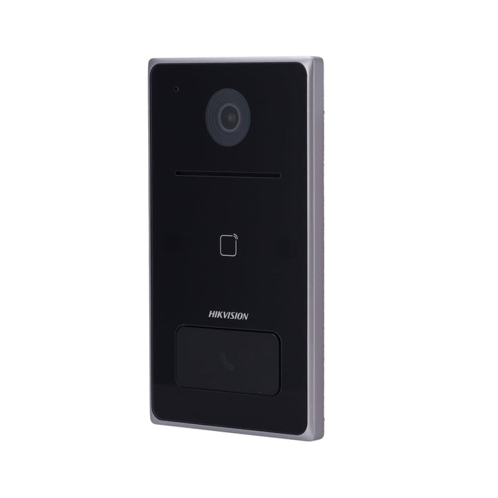 Hikvision Villa Door 2MP WiFi PoE IP Video Intercom 1 Buttons with MF Card Opening 1 Relays Surface