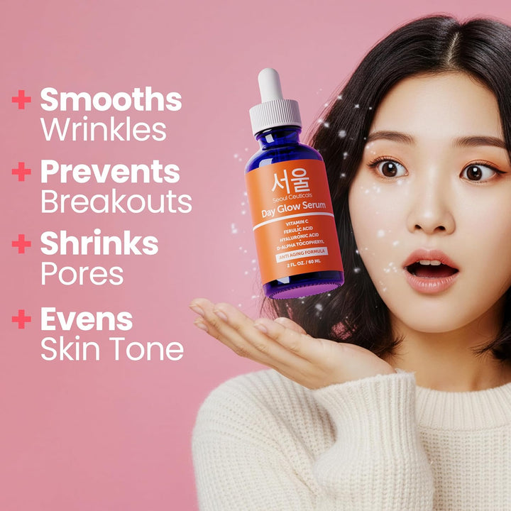 Seoul Ceuticals Korean Skin Care Day Glow Serum 30 ml (1er Pack), 30 ml (1er Pack)
