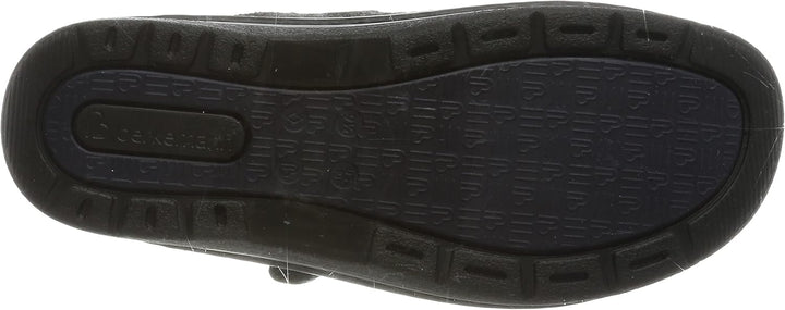 Berkemann Herren Mirko Pantoffeln 41.5 EU Dunkelgrau Schwarz Blau Karo, 41.5 EU Dunkelgrau Schwarz B