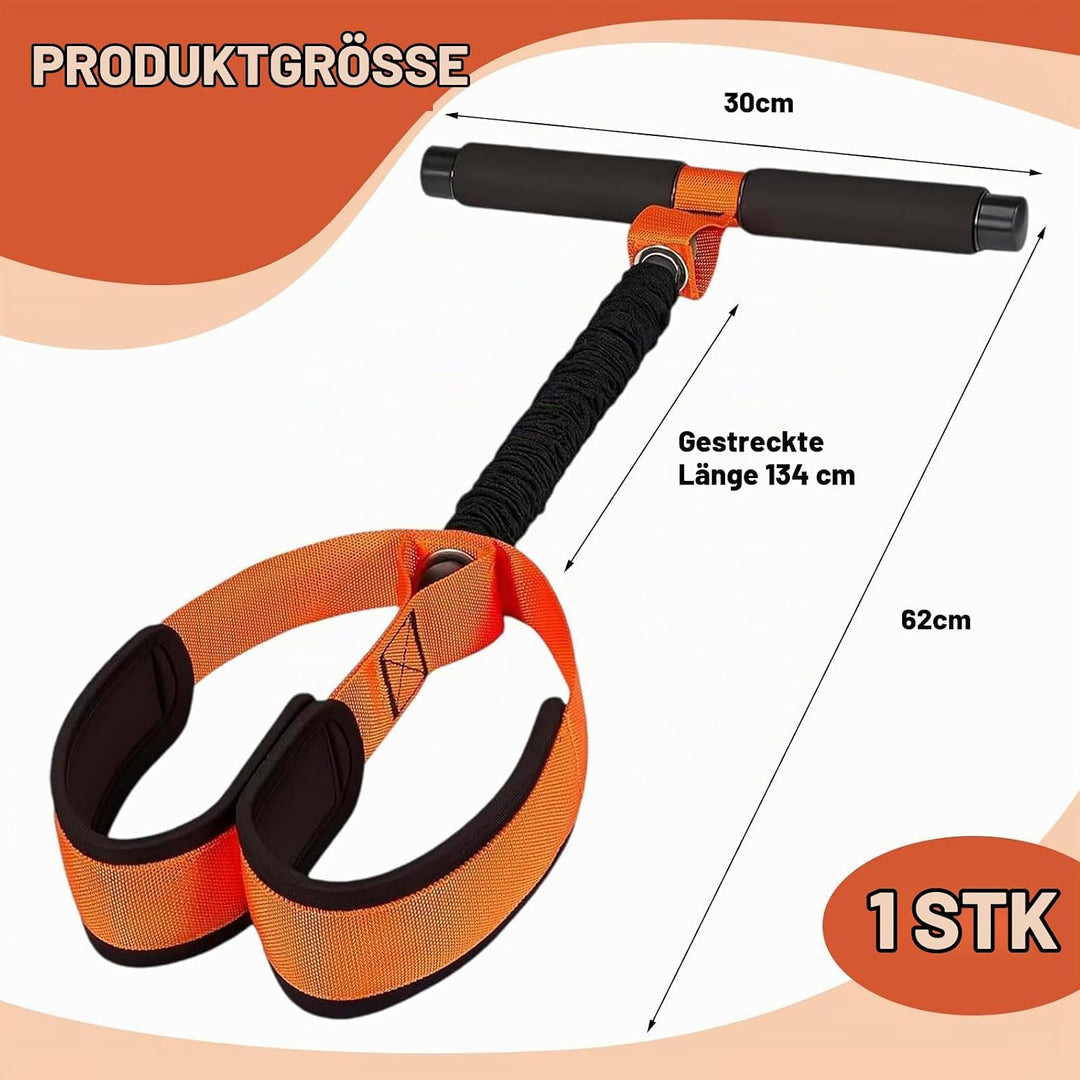 bauchtrainer, widerstandsbänder Pedale Fitness gerät für zuhause &amp; multifunktionales Resistance Band