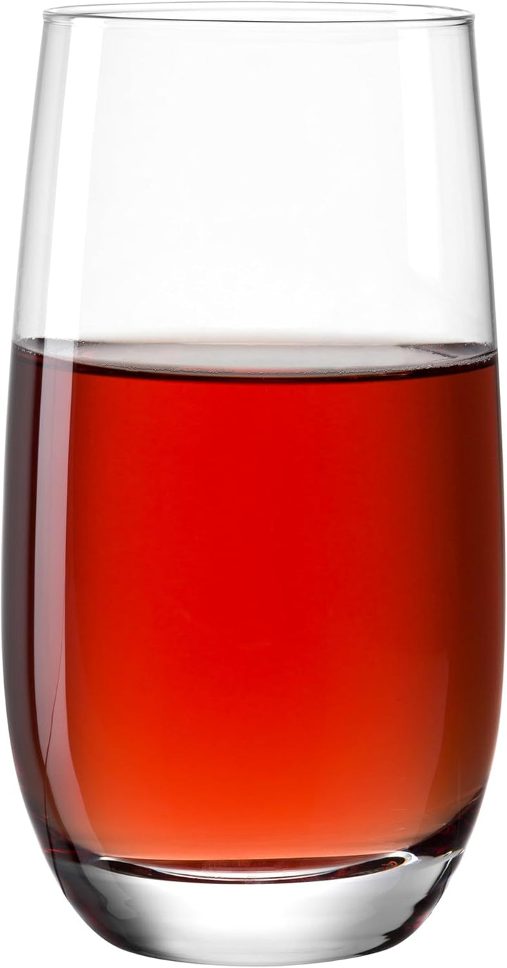 Leonardo Tivoli Trink-Gläser 6er Set, spülmaschinenfeste Wasser-Gläser, Trink-Becher aus Glas im mod