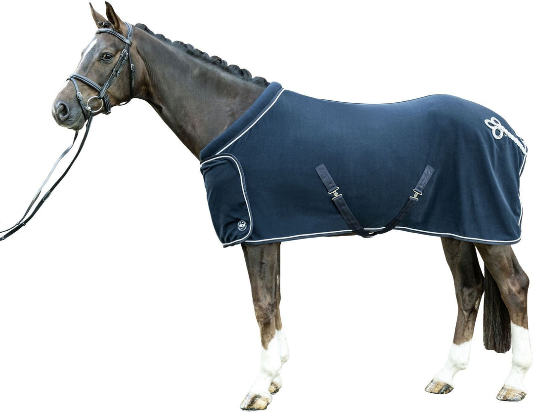 HKM 72243000.0030 Fleecedecke mit Kragen, rot 145 rot, 145 rot