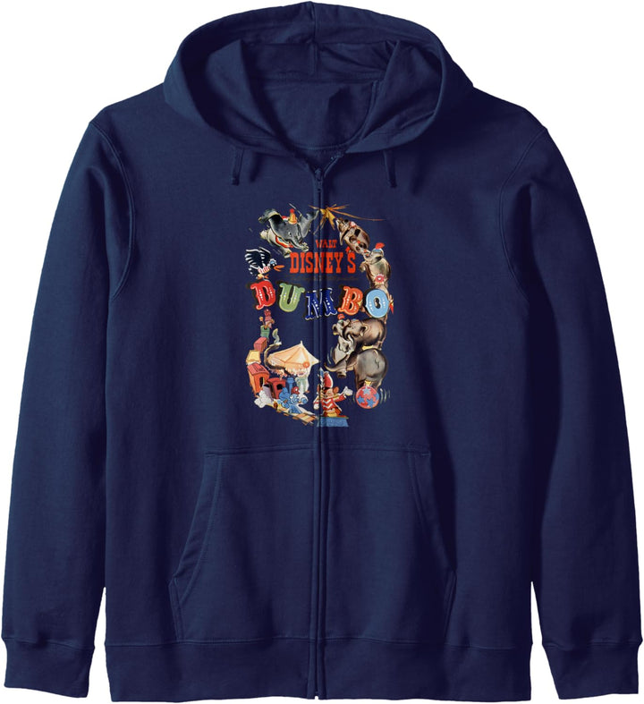 Disney Dumbo Vintage Movie Poster Kapuzenjacke