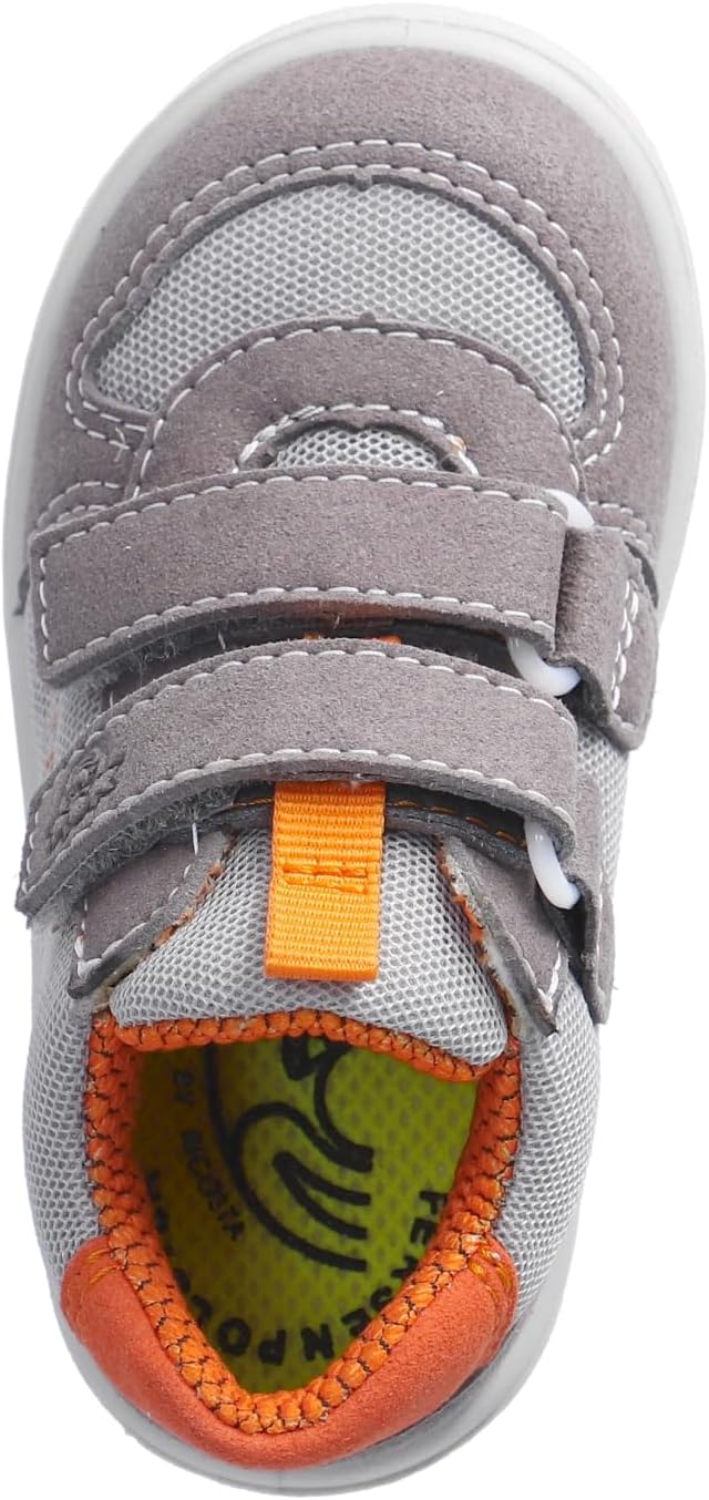 RICOSTA Jungen Low-Top Sneaker SAM, Kinder Lauflernschuhe, Weite: Mittel, lose Einlage 22 EU Graphit