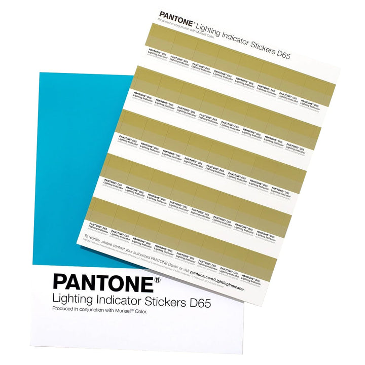 Pantone Lighting Indicator Stickers D65, LNDS-1PK-D65, mehrfarbig, Lighting Indicator Stickers D65