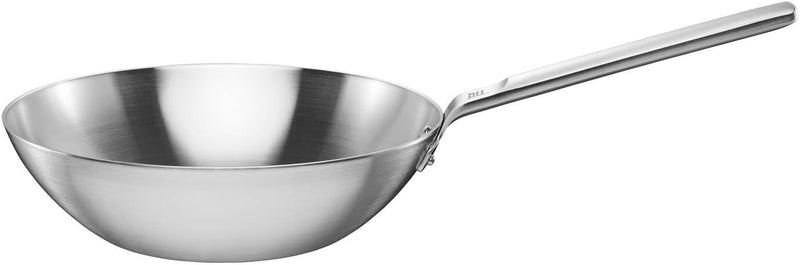 Fiskars Norden Steel Wok, Ø 28 cm, Unbeschichtet, Edelstahl, 1067630 Wok, Unbeschichtet Ø 28 cm, Wok