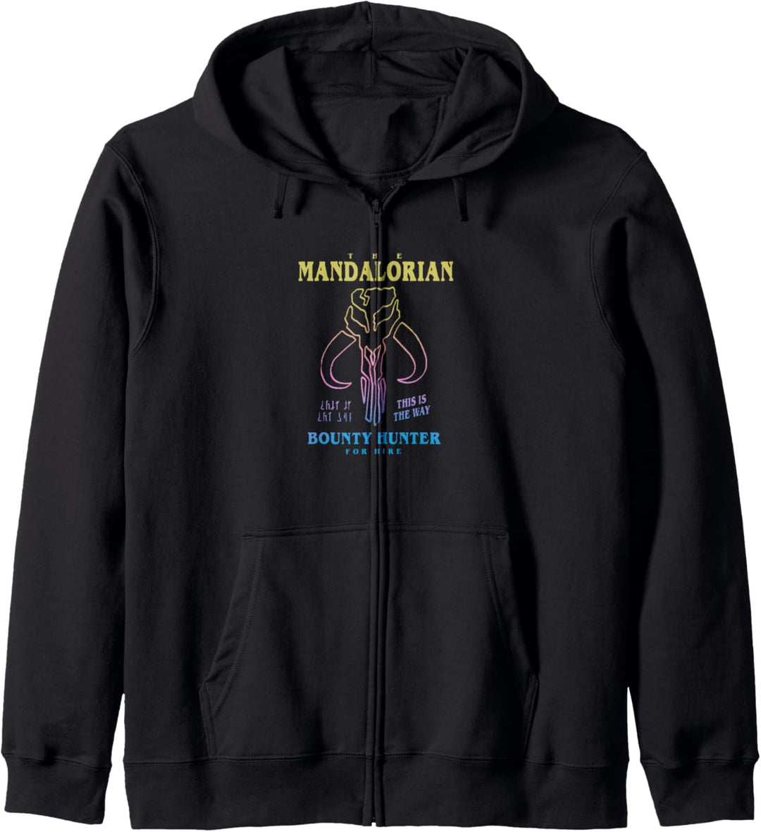 Star Wars: The Mandalorian Bounty Hunter Logo Outline Kapuzenjacke