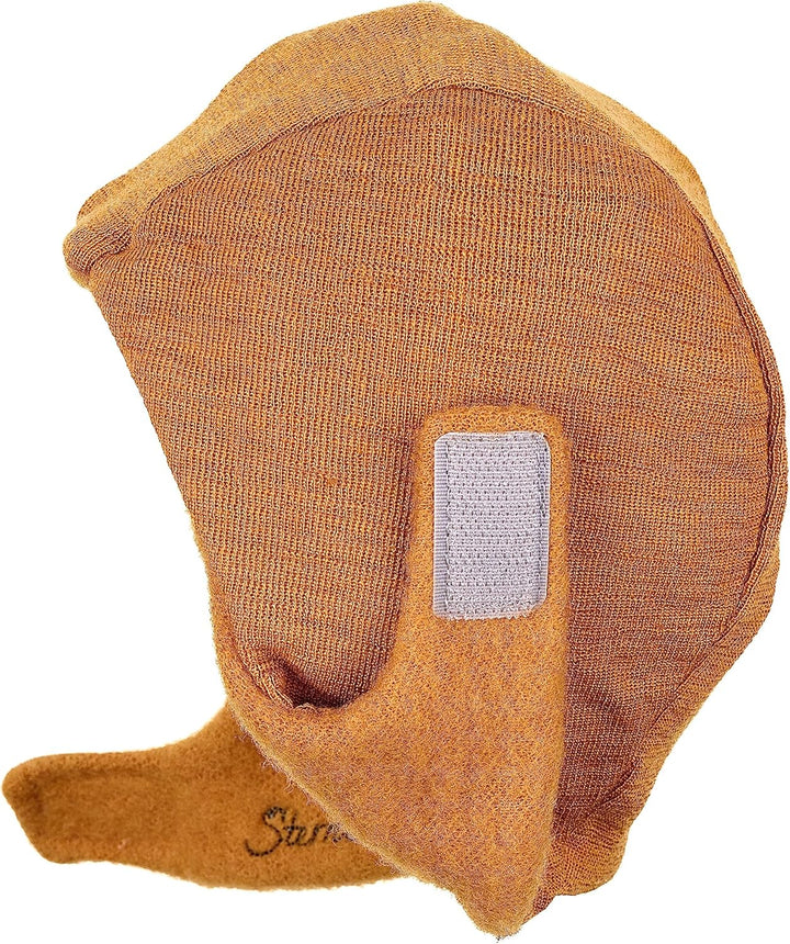 Sterntaler Unisex Baby Schalmütze aus Wolle (Merino) Mütze 45 rost, 45 rost