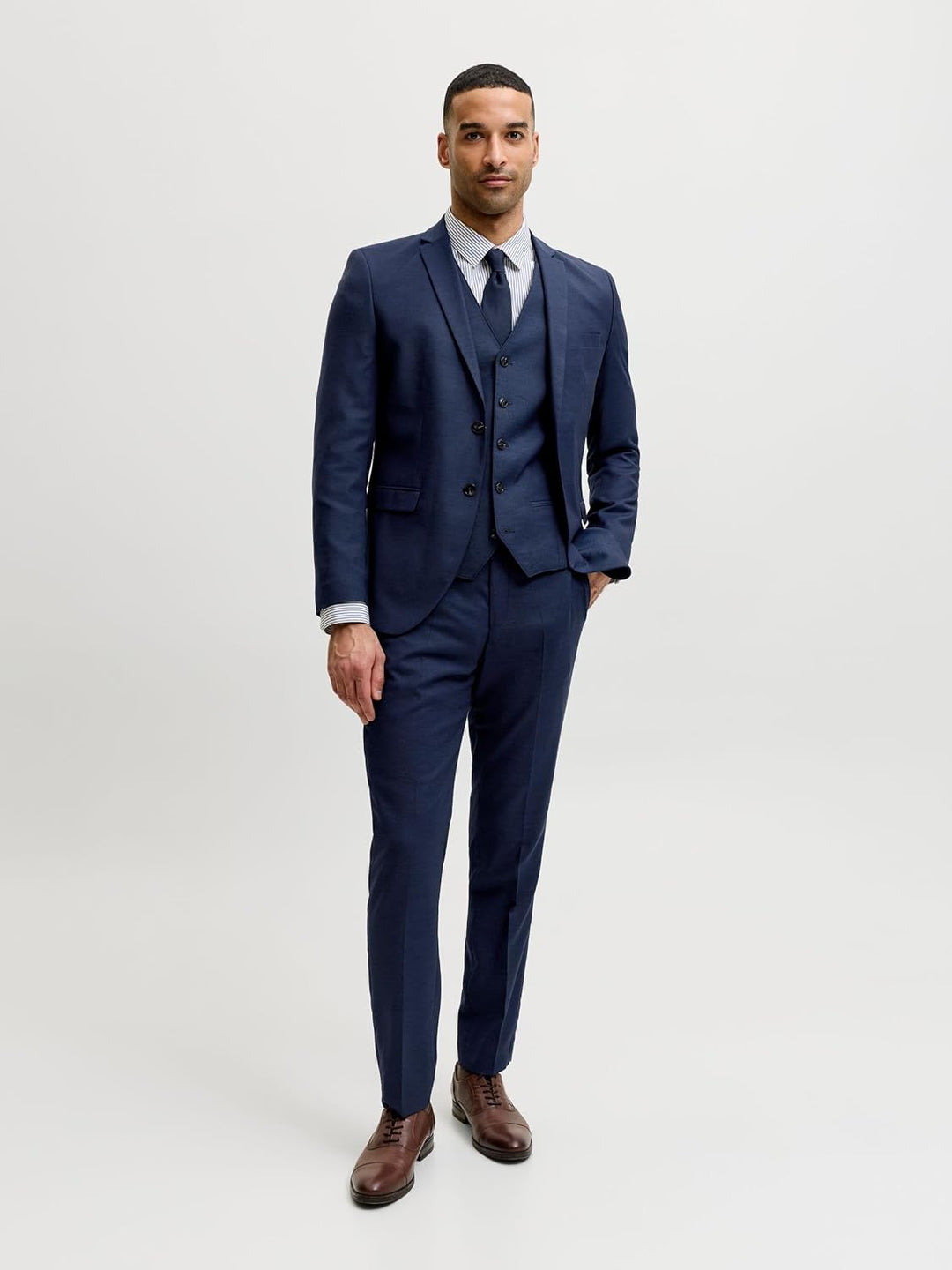 JACK & JONES Male Einreihiger Blazer JPRSOLARIS Super Slim Fit Blazer 42 Dark Navy, 42 Dark Navy