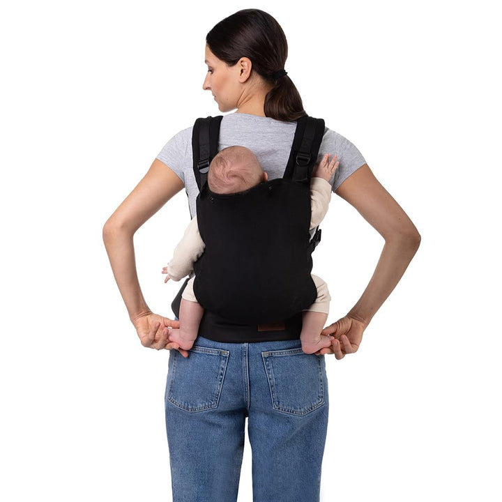 MoMi COLLET Babytrage für Kinder im Alter 3-48 Monate (4-20 kg Körpergewicht), 2 Tragepositionen mit