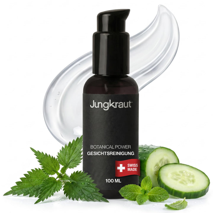 JUNGKRAUT Botanical Power Face Wash 1x100ml Männer Gesichtsreinigung | Natürliches Männer Waschgel g