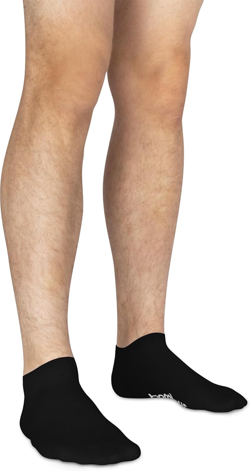 normani 15 Paar Bambus Sneaker Socken ATMUNGSAKTIV ohne Gummidruck 39-42 Schwarz, 39-42 Schwarz