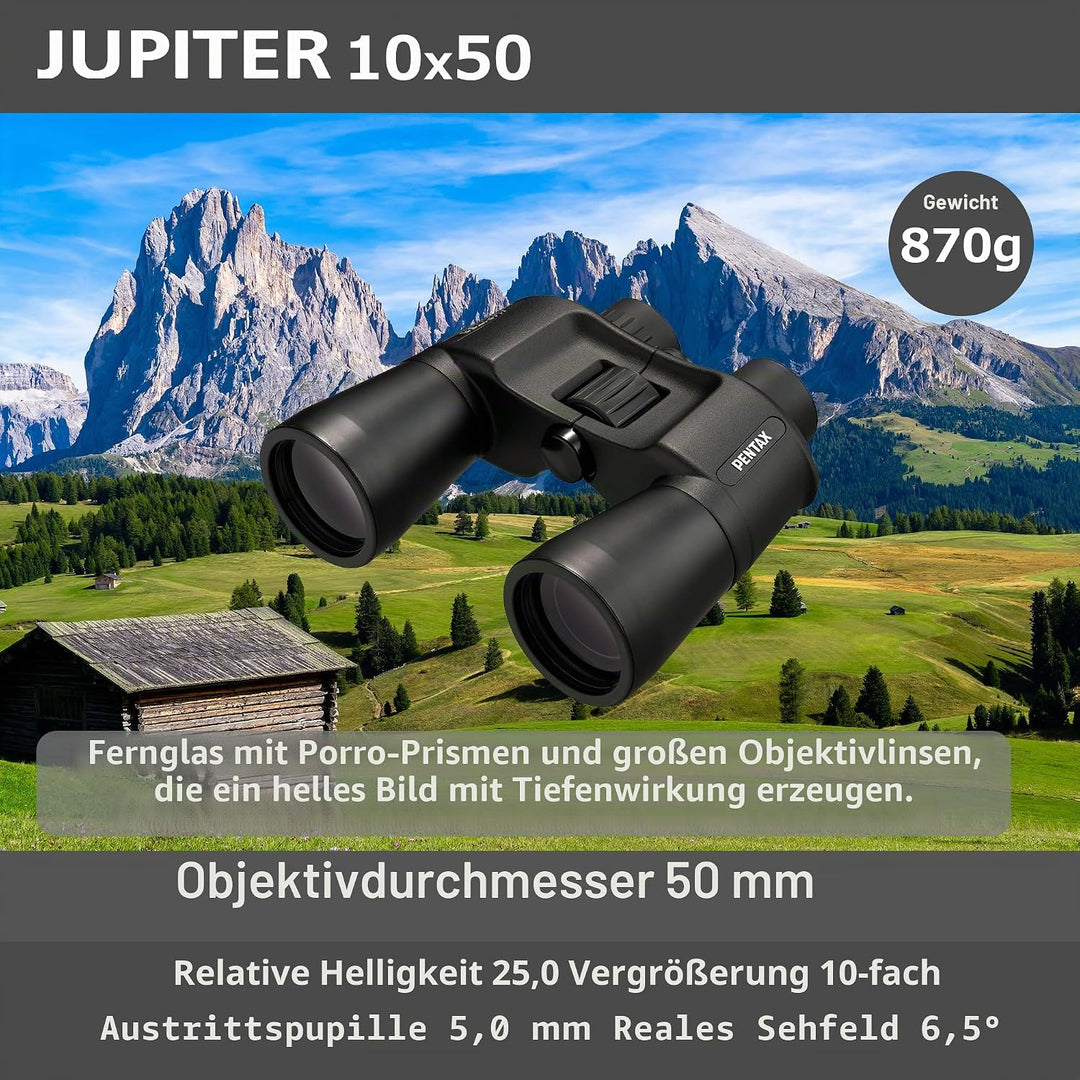 Pentax Jupiter 10x50 Das universelle Fernglas der Jupiter Serie 65912 Jupiter 10x 50, Jupiter 10x 50