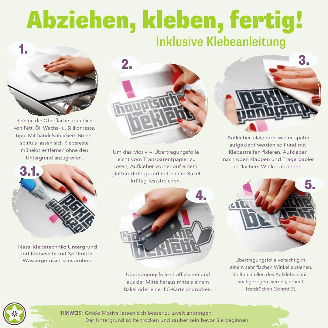 Kiwistar - Autoaufkleber - Peace Aufkleber - für Auto, Laptop, Fahrrad, LKW, Motorrad Aufkleber mehr
