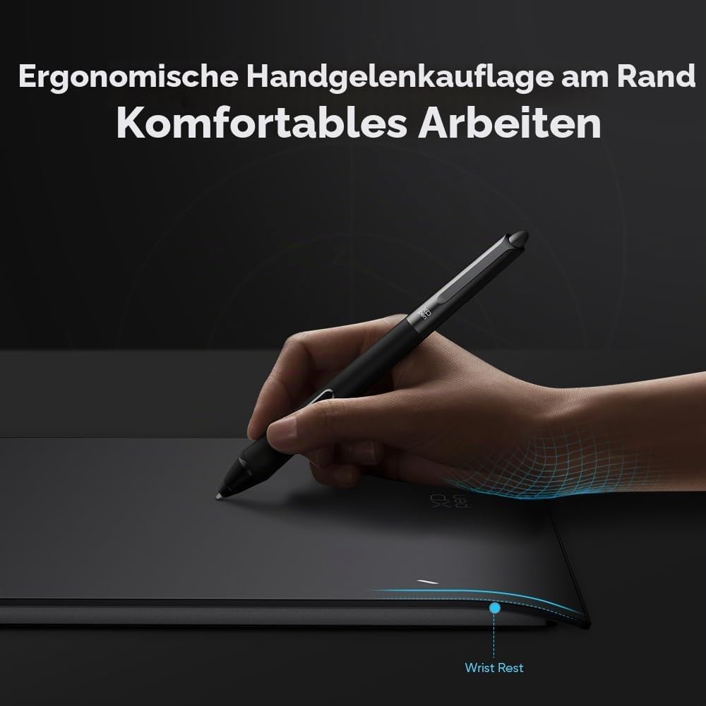 XPPen Deco Pro XLW (Gen 2) Grafik-Tablet, 15 x 9 Zoll, Bluetooth-Grafik-Tablet, mit Eingabestift X3