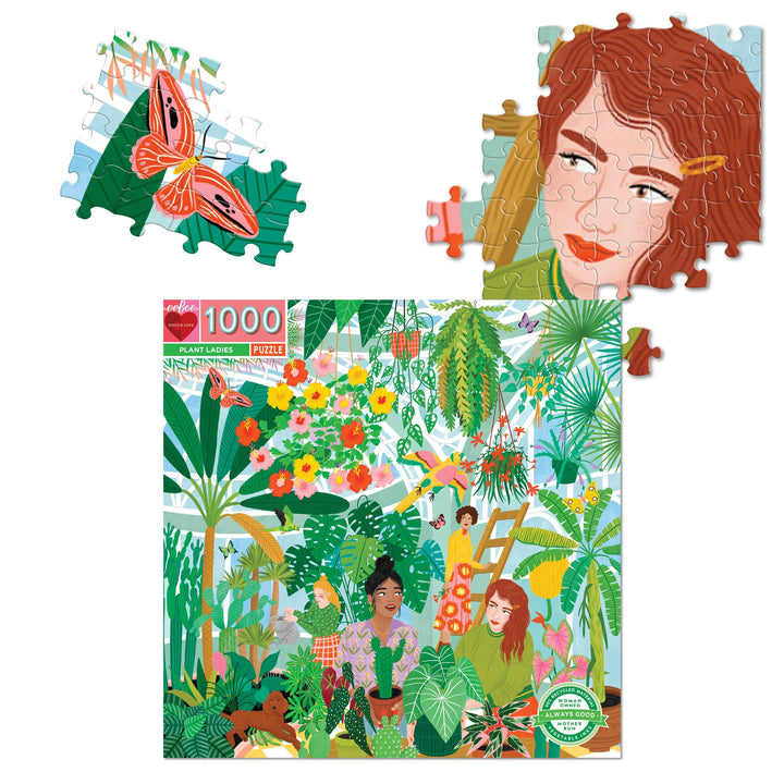eeBoo - Puzzle - Plant Ladies, 1000 pcs (EPZTPTL)