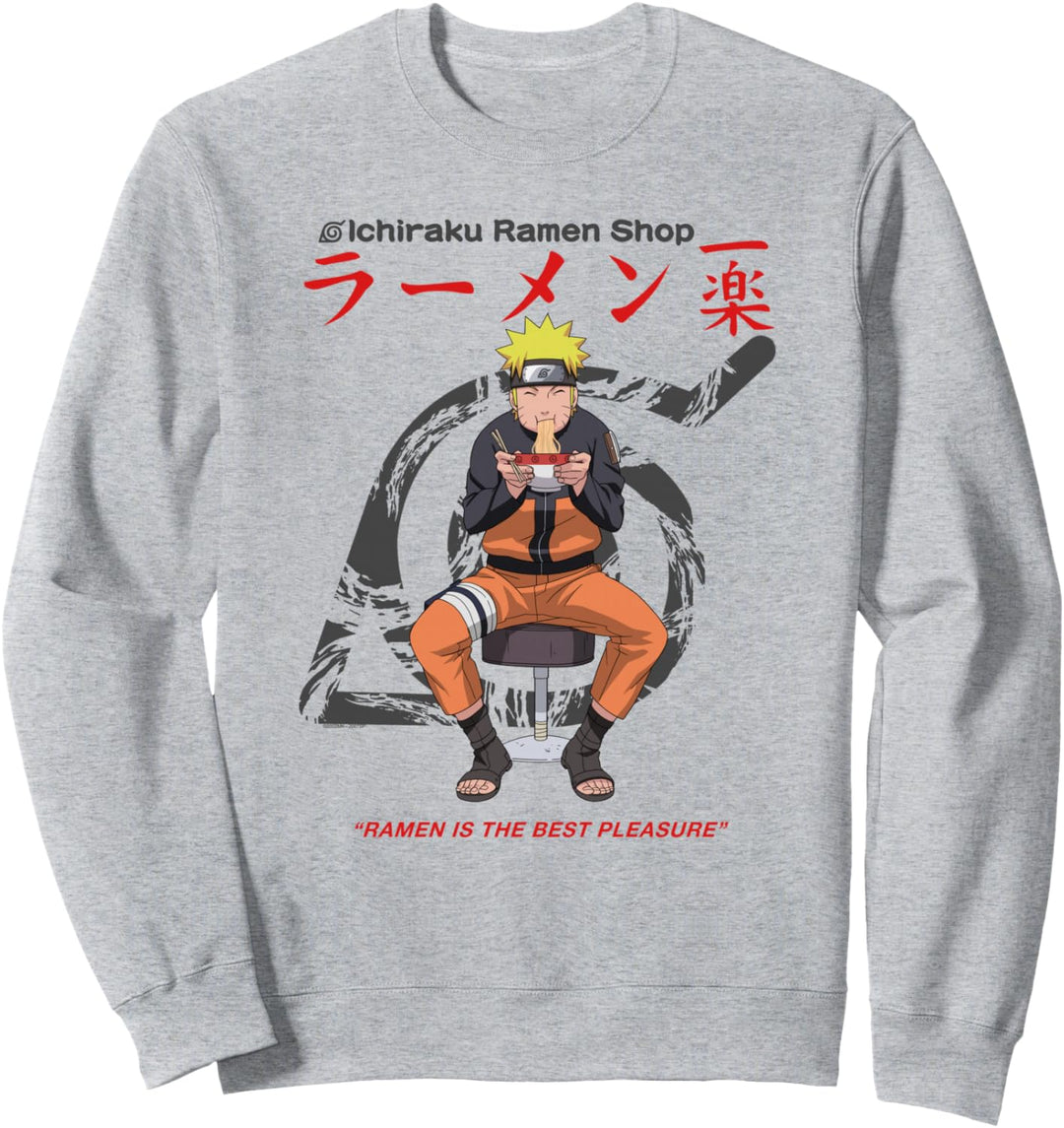 Naruto Shippuden Ichiraku Ramen Shop Naruto Auf Weiss Sweatshirt