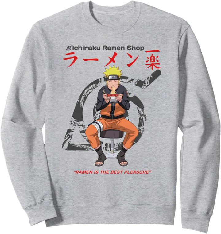 Naruto Shippuden Ichiraku Ramen Shop Naruto Auf Weiss Sweatshirt