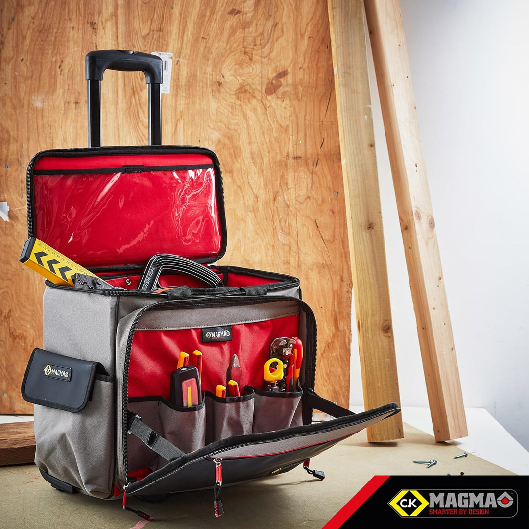 C.K Magma MA2650 Techniker Werkzeugtasche Trolley | 50 x 30 x 40 cm | Einfacher Transport | Stabil &
