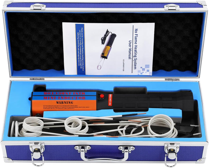 1000W induktionsheizung kfz, 800℃ Magnetische Induktionsheizgerät, induktionswärmer mit 10 Heizspule