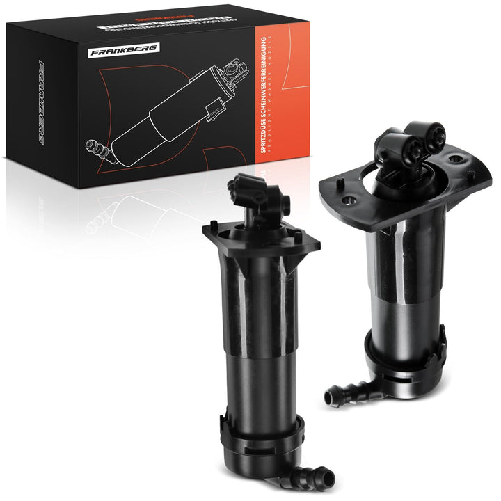 2x Scheinwerferreinigung Waschwasserdüse Vorne Links und Rechts für Q7 4LB Alle Motoren 2007-2015 4L