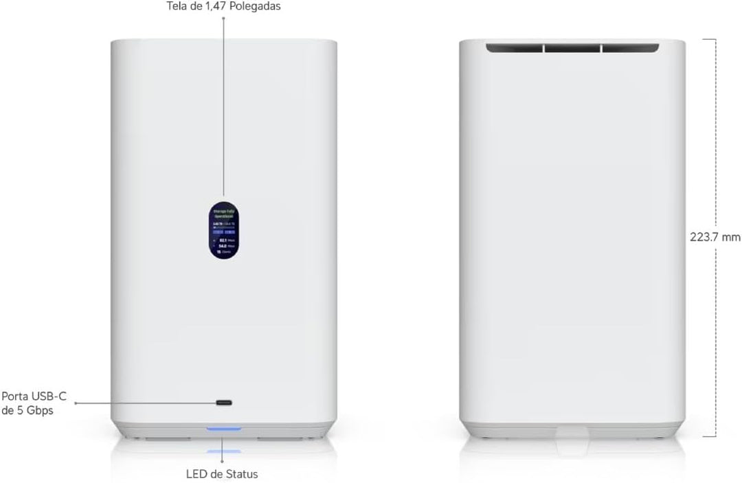 Ubiquiti NAS System UNAS-2 2 Einschübe 3.5" Weiss