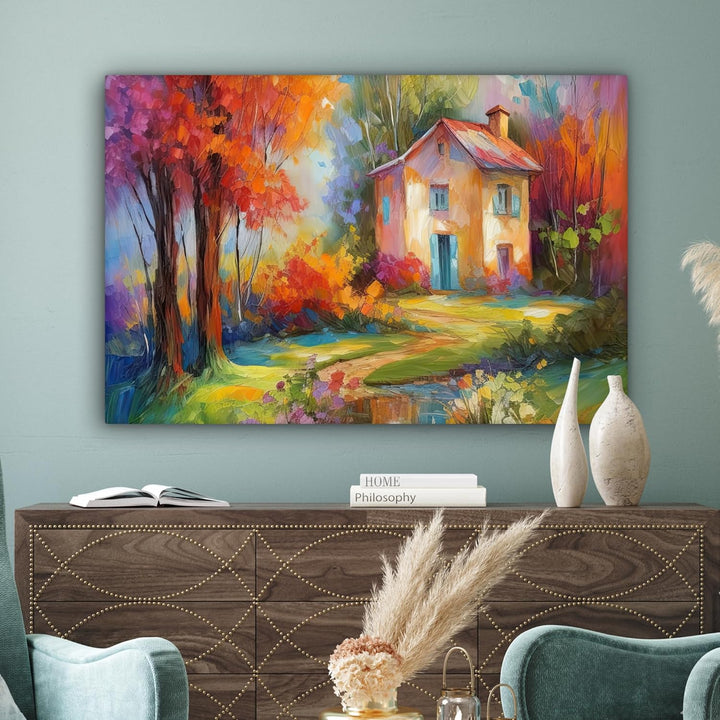 MuchoWow© Leinwandbild Gross 120x80 cm XXL Dekoration Wohnzimmer Bilder Aufhängen Wall Decoration Li
