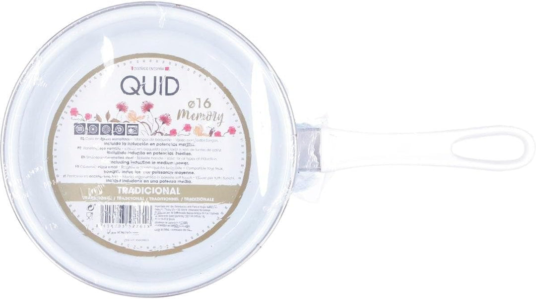 Quid Memory Emaille-Topf aus Stahl, geeignet für Glaskeramik, elektrisch, antihaftbeschichtet 1.5 Li
