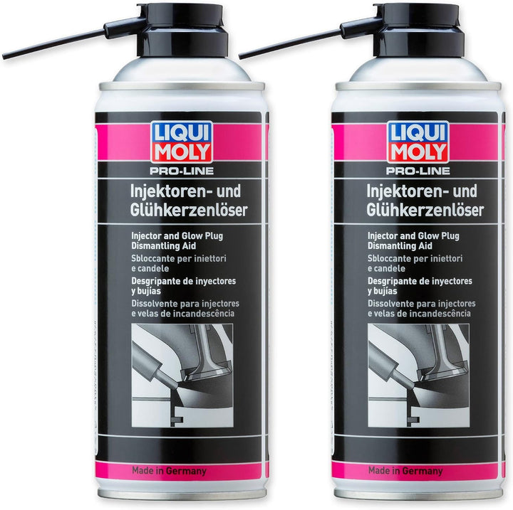 2x LIQUI MOLY 3379 Pro-Line Injektorenlöser Lösemittel Glühkerzen Zündkerzen