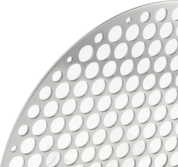 Runder Edelstahl-Grillrost, rundes Grillnetz, Drahtgeflecht, Gestell für Outdoor-Camping, Kochgeschi
