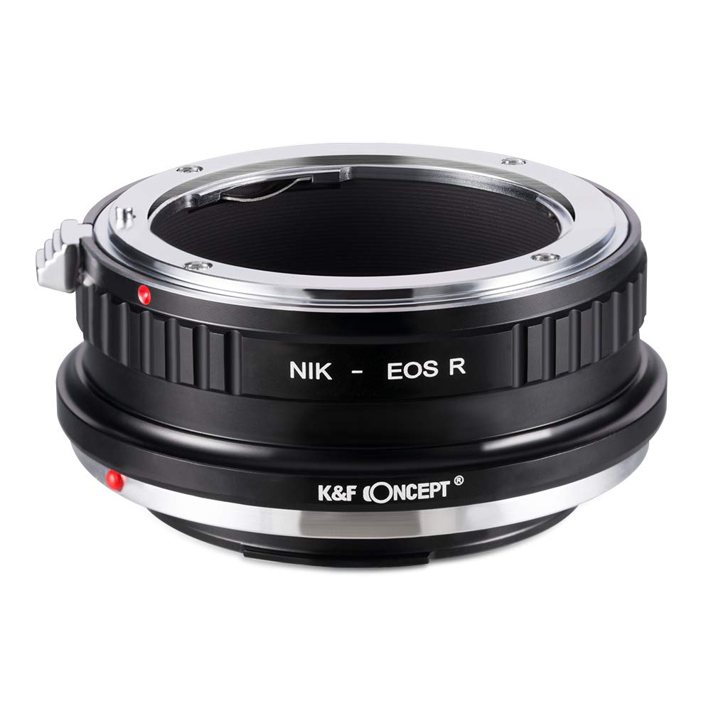 K&F Concept Objektivadapter Ring Kompatibel mit Nikon Objektiv an Canon EOS R-(NIK-EOS R) Gehäuse mo