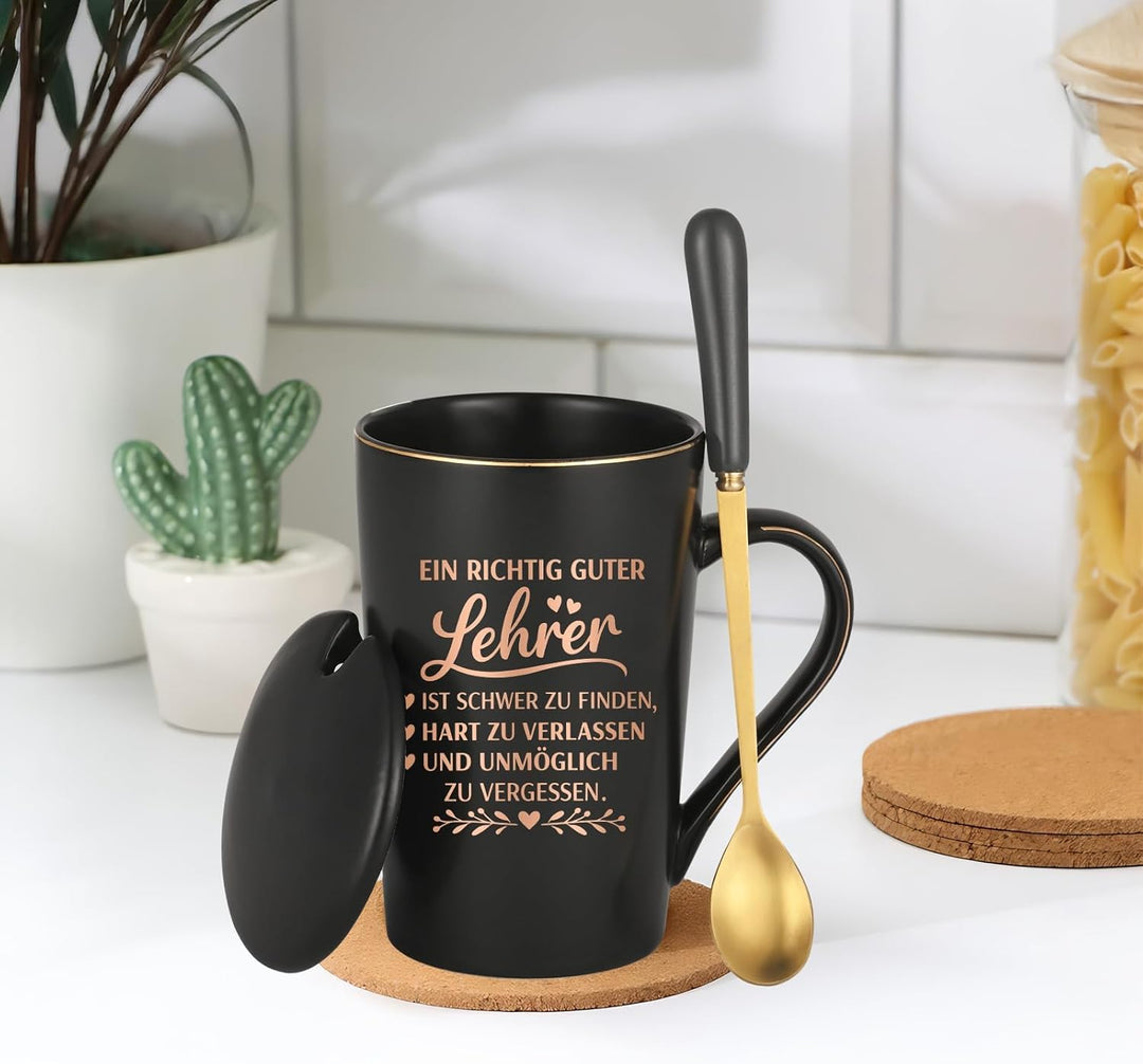 Lehrer Geschenk Tasse, Abschiedsgeschenk Lehrer, Geschenke für Lehrer zum Abschied, Bester Lehrer Ge