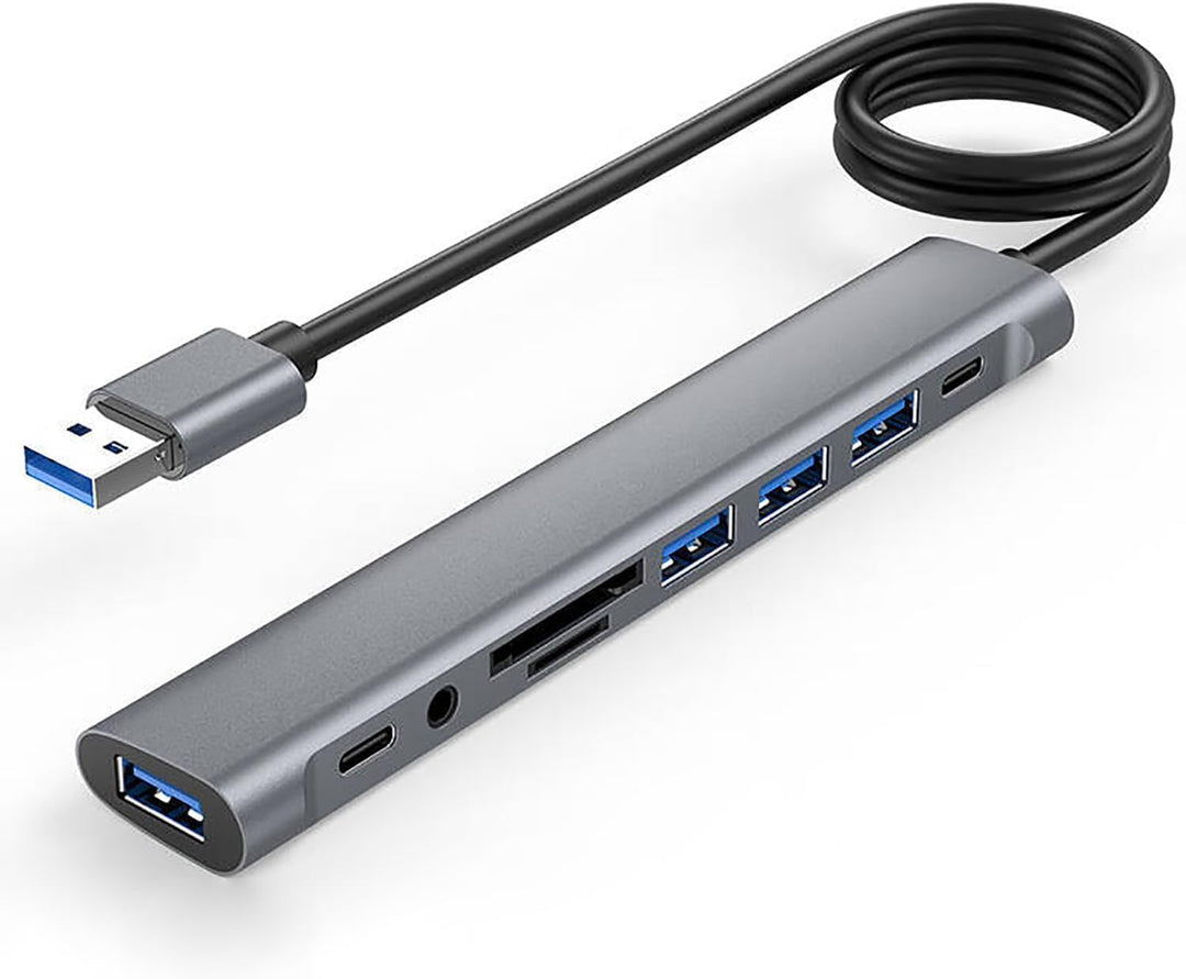 USB HUB for iPad Pro 9-in-1 Adapter iPad Pro M4 M2 M1 13 12.9 11" iPad Air 5 4 Docking Station with