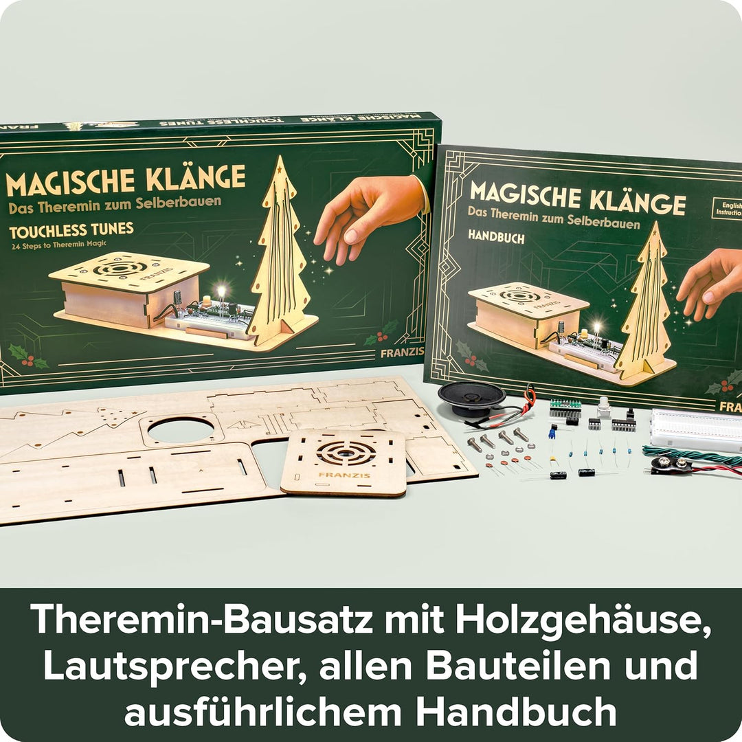 FRANZIS 67242 - Magische Klänge: Berührungslos musizieren mit dem Theremin-Bausatz!